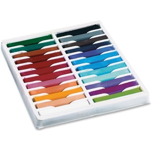 Creativity Street 24-color Square Artist Pastels Set - 2.5" Length - 0.4" Diameter - Assorted - 24 / Set | Bundle of 2 Sets