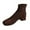 Brown, variant on Suede Boots for Women Chunky Mid Heel Square Toe Ankle Booties Fashion Casual Warm Comfortable Fall Winter Shoes for Women Brown 9