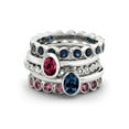 thumbnail image 2 of Pink Tourmaline Ring 2/5 Carat (Ctw) in Sterling Silver, 2 of 5