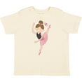 thumbnail image 3 of Inktastic Ballet Dancer for Little Girls Girls Toddler T-Shirt, 3 of 5