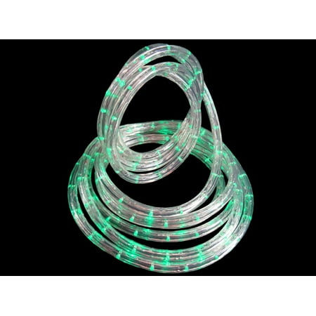 18' LED Emerald Green Christmas Rope Lights