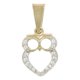 thumbnail image 1 of Arete Arracada De Oro 14K Imperial Jewelry Diamantado Panal 30mm 2.7 Gramos, 1 of 3