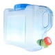 thumbnail image 1 of Botella de plástico nueva de 5/8 litros, contenedor de agua + grifo + bote de agua con tapa 5L Cola bomba de contenedor de almacenamiento de agua, 1 of 7