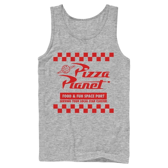 Mens Toy Story Pizza Planet Uniform Tank Top