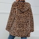 thumbnail image 4 of Chaqueta de abrigo larga y cálida para mujer, de invierno, lisa, con cuello vuelto, 4 of 9