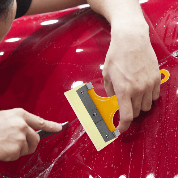 DEEPCRAFF 1Pack Snow Squeegee and Scraper for Efficient Winter Use on Cars and Around the House