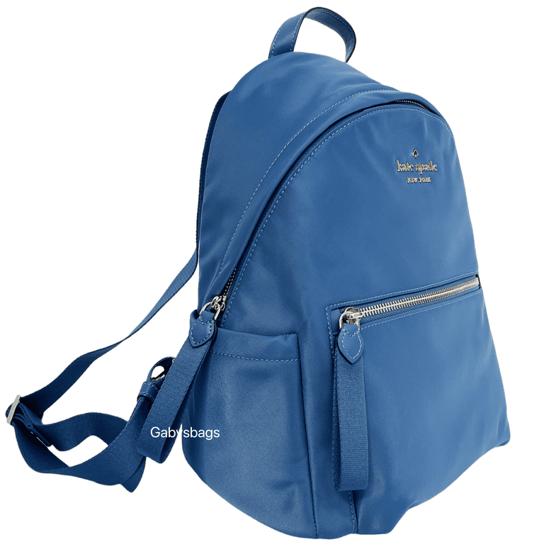 Kate Spade Medium Chelsea The Little Better Nylon Backpack Shipyard Blue