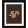 thumbnail image 1 of Robinson, Tamara 12x14 Black Ornate Wood Framed with Double Matting Museum Art Print Titled - Woodland Squirrel, 1 of 4
