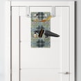 thumbnail image 2 of Floral Hanging Pocket Organizer, Latin Talavera Damask Mediterranean Floral Pattern, Printed Polyester Storage Bag with Pockets, 9" x 16", Multicolor, 2 of 2
