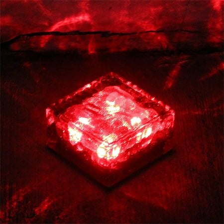 

WMYBD Garden Light Solar Powered Outdoor LED Square Fence Light Garden Post Lamp Gfits