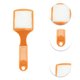 thumbnail image 3 of Raspador de pies reutilizable en forma de espátula de 1 Pc Naranja, 3 of 6