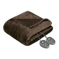 thumbnail image 6 of Beautyrest Heated Microlight to Berber Blanket in Chocolate Queen, 6 of 6