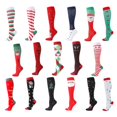 thumbnail image 2 of Nuevos calcetines de presión navideños populares, medias de compresión para adultos de Halloween transfronterizas, calcetines elásticos de tubo, venta al por mayor, 2 of 4