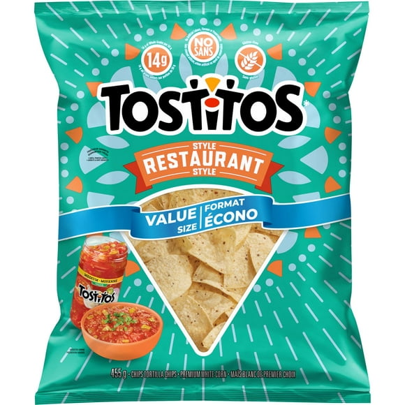 Tostitos Restaurant Style tortilla chips, 455GM