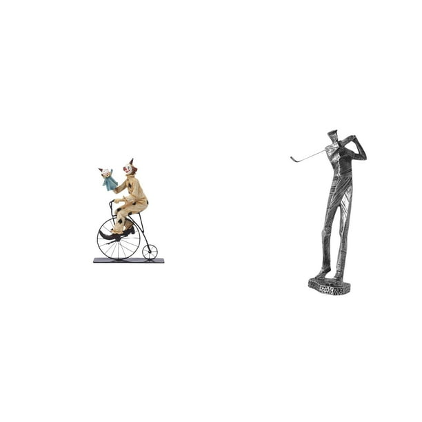 Colección De Esculturas De Figuras De Payasos Jugando Al Golf. Estatua Moderna De Resina. Adorno De Escritorio Para Mesa, Centro De Mesa, Vitrina, Decoración De Comedor, Regalo, Estante, Club