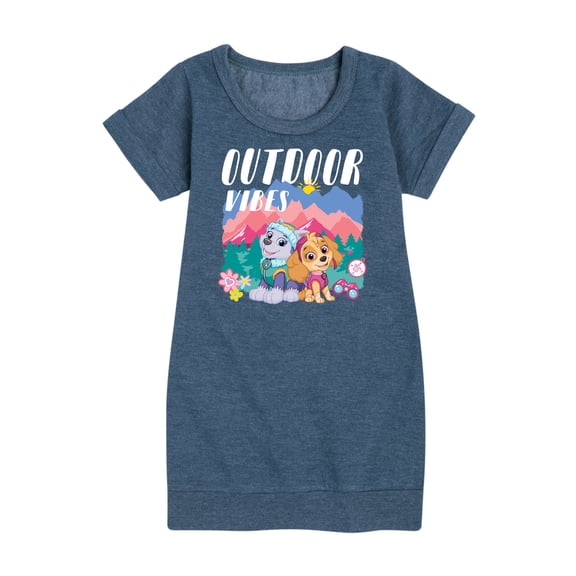 Paw Patrol - Outdoor Vibes - Toddler And Youth Girls Fleece Dress