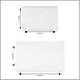 thumbnail image 4 of HomeTrends White Polyester Oversized Mat set, 4 of 8