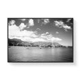 thumbnail image 2 of wall26 Floating Framed Canvas Wall Art for Living Room, Bedroom Black and White Water Canvas Prints for Home Decoration Ready to Hang - 24x36 inches, 2 of 4