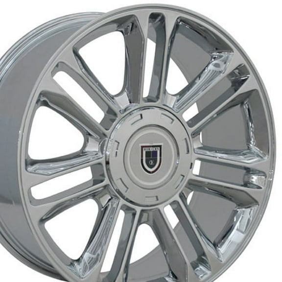 22 inch Rim fits 1999-2018 Cadillac Escalade - CA83 Chrome 22x9 Aluminum Wheel Direct Fit