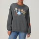thumbnail image 2 of Sudadera con capucha navideña con estampado divertido de Cascanueces para mujer, suéter de manga larga con cuello redondo de gran tamaño, 2 of 5