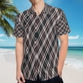 thumbnail image 5 of High Quality Hawaiian Shirts for Men Short Sleeve Aloha Beach Shirt Floral Summer Casual Button Down Shirts Blouses 2G7884, 5 of 7