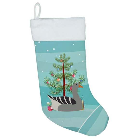 Carolines Treasures BB9260CS Pilgrim Goose Christmas Christmas Stocking  Large multicolor