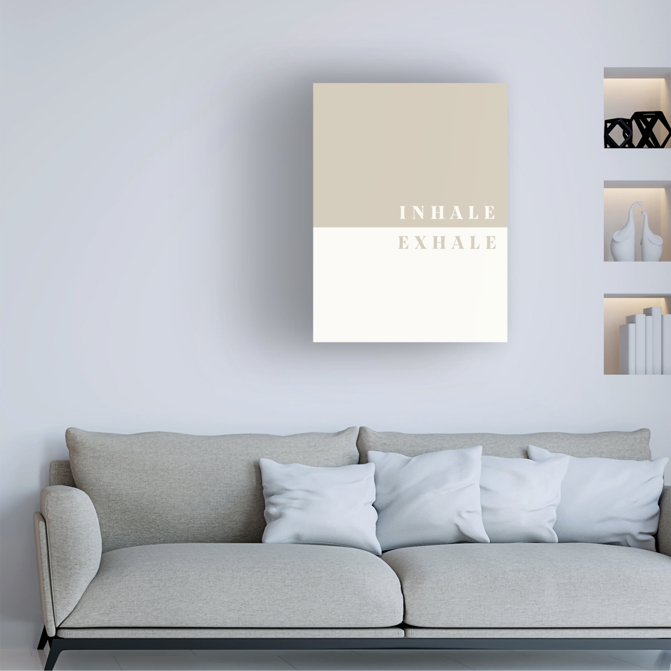Trademark Fine Art Aislinn Simmonds Inhale, Exhale Canvas Wall Art