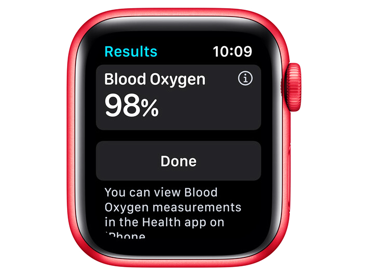 Apple Watch Series 6 GPS, 40mm PRODUCT(RED) Aluminum Case with Sport Band - Regular - image 2 of 4