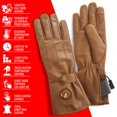 thumbnail image 4 of ActionHeat 5V Men's Battery Heated Leather Dress Glove M, 4 of 5