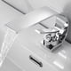 thumbnail image 2 of Matsuzay Grifo de cascada con fácil instalación Transforma el baño con estilo Grifo de baño fácil de instalar Accesorios de baño oro, 2 of 6