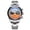 AD2559 Orange, variant on Men's 40mm VK64 Quartz Chronograph Watch, Ceramic Tachymeter Bezel, Stainless Steel Bracelet, 100M Water Resistant, Date Display, Gift for Men