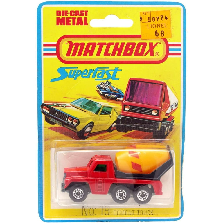 Matchbox Superfast No 19 Cement Truck Diecast Vehicle