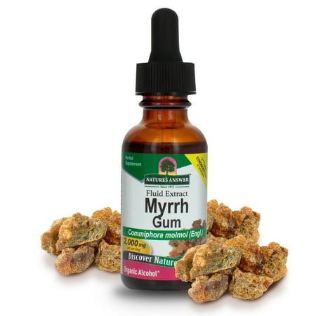 Nature’s Answer Myrrh Gum Extract 1,000 mg, Traditional Immune & Wellness Support, Organic Alcohol Extract, 1 fl oz