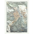 thumbnail image 2 of Baedeker 24x32 Black Ornate Wood Framed with Double Matting Museum Art Print Titled - Free State of Saxony Germany - Baedeker 1914, 2 of 4