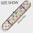 thumbnail image 3 of Dailycode Double Sided Oven Mitt with Loop Heat Resistant Kitchen Long Potholders 7" x 35" Colorful Deer Antlers Silhouette, 3 of 6