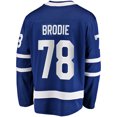 thumbnail image 3 of Men's Fanatics TJ Brodie Blue Toronto Maple Leafs Home Breakaway Player Jersey, 3 of 3