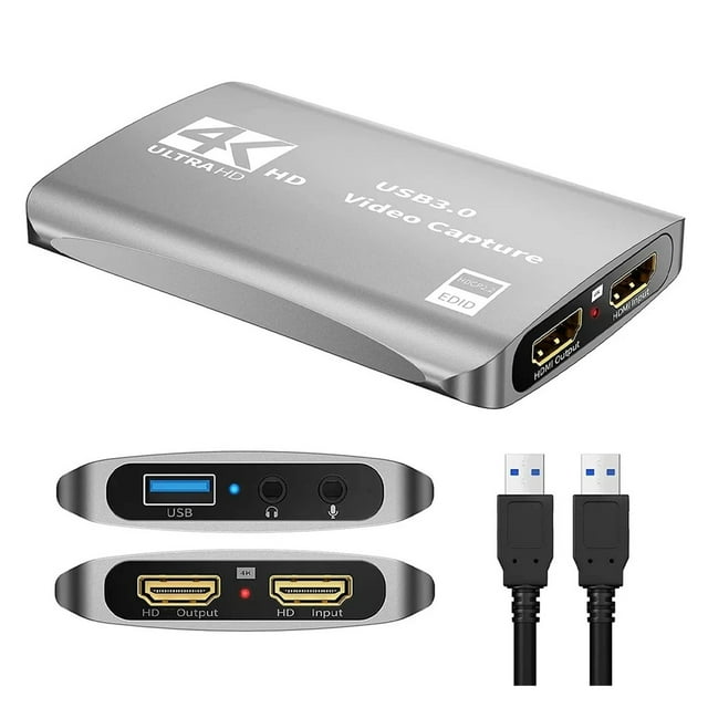 Carte de Capture Vidéo 1080P 60fps USB 3.0 MS2131 -compatible Carte de Capture Diffusion en Continu