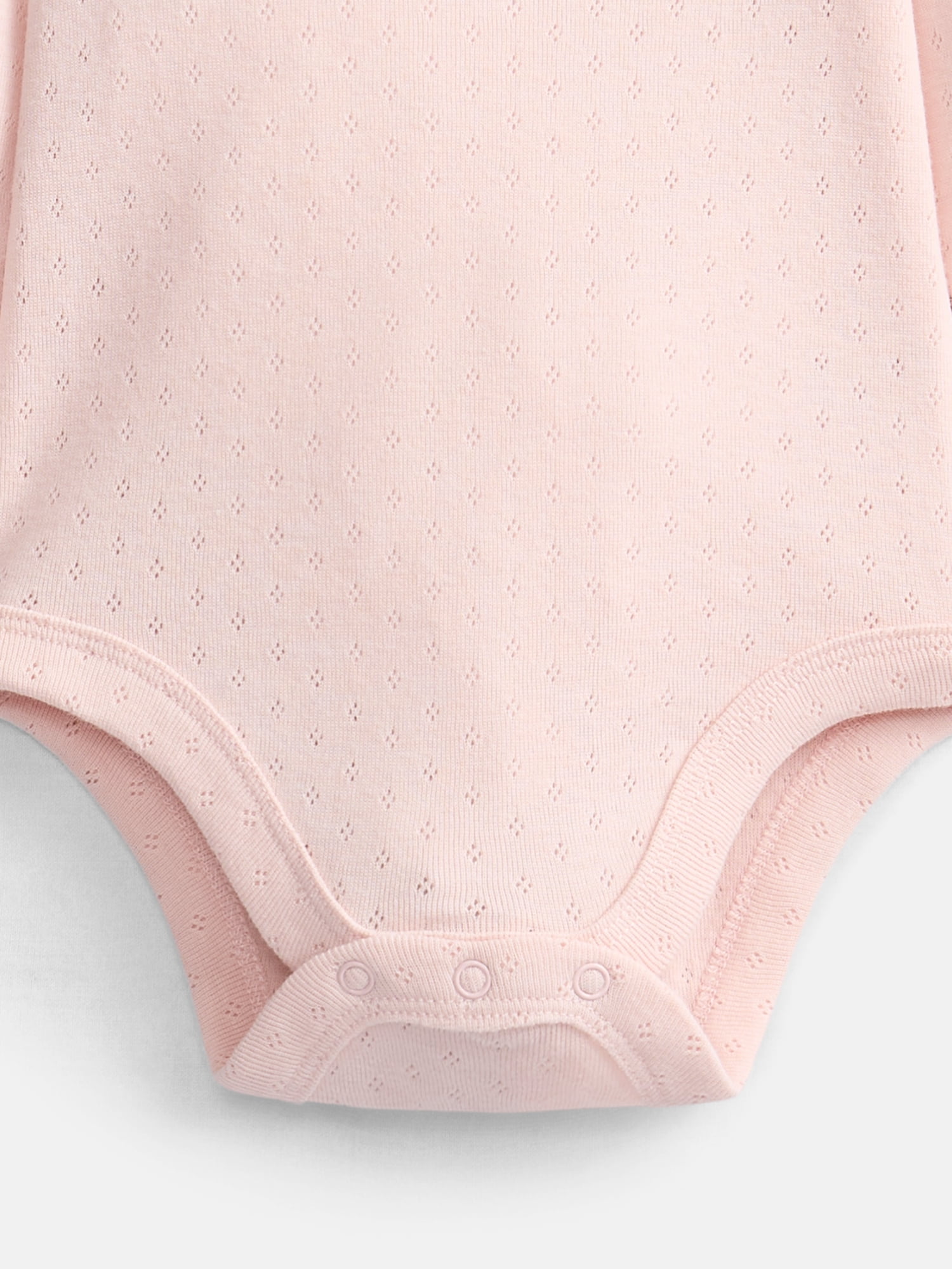 Disney Baby Wishes + Dreams Minnie Mouse Bodysuits with Long Sleeves, 3 Pack, Sizes Newborn-18M
