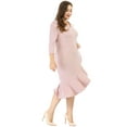 thumbnail image 4 of Vestido Midi Con Volantes Cuello V De Cóctel TalGrande PaMujer Ro4XL, 4 of 6