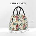 thumbnail image 2 of Salouo Bird Butterfly Rose for Insulated Lunch Bag for Women/Men - Leakproof Cooler Tote Bag Organizer - Reusable Lunch Box for Office Picnic Hiking Beach-One Size, 2 of 6