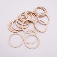 thumbnail image 1 of Unfinished Wood Linking Rings Laser Cut Wood Shapes for DIY Crafts and Jewelry Making Tan 73.5x2.5mm Inner Diameter: 60mm, 1 of 2