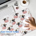 thumbnail image 4 of Long Mouse Pads for Desk,White Cow Head Pattern Desk Mats on Top Of Desks, Desk Mouse Pad Extra Large with 3mm Non-Slip Base and Stitched Edge for Gaming,Office,Work,Home 31.5"x11.8", 4 of 6