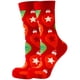 thumbnail image 3 of Calcetines navideños para mujer 2024, divertidos calcetines navideños de algodón con diseño de Papá Noel, árbol, copo de nieve y alce, calcetines divertidos de Año Nuevo, 3 of 4