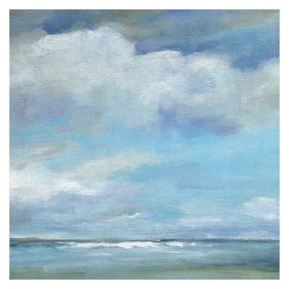 Masterpiece Art Gallery Sunset Shadow II Coastal By Carol Robinson Canvas Art Print 30" x 30"