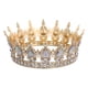 thumbnail image 1 of ColoMX Corona de reina con diamantes de imitación: coronas y tiaras de boda para mujer, accesorios para el cabello para fiestas de disfraces, tiaras de novia de cristal para cumpleaños de princesa., 1 of 8