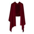 thumbnail image 7 of HNMKIU Elegant Velvet For Wedding And Evening Events A Soft Shawl Scarf For Bridesmaids And Guests ,One Size, 7 of 7