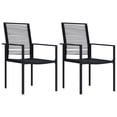 thumbnail image 1 of Sillas de Patio Casafoyer en Ratán PVC Negro 2 piezas, 1 of 5