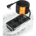 thumbnail image 1 of Regleta de alimentación exterior APS resistente a la intemperie con 6 salidas y 3 USB, 1 of 6