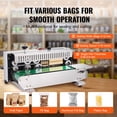 thumbnail image 3 of VEVOR Continuous Bag Band Sealing Machine Horizontal Band Sealer Stainless Steel, 3 of 9