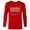 New Red, variant on Marvel Logo Holiday Christmas Avengers Super Hero Ornaments - Long Sleeve T-Shirt for Men - Customized-Athletic Heather